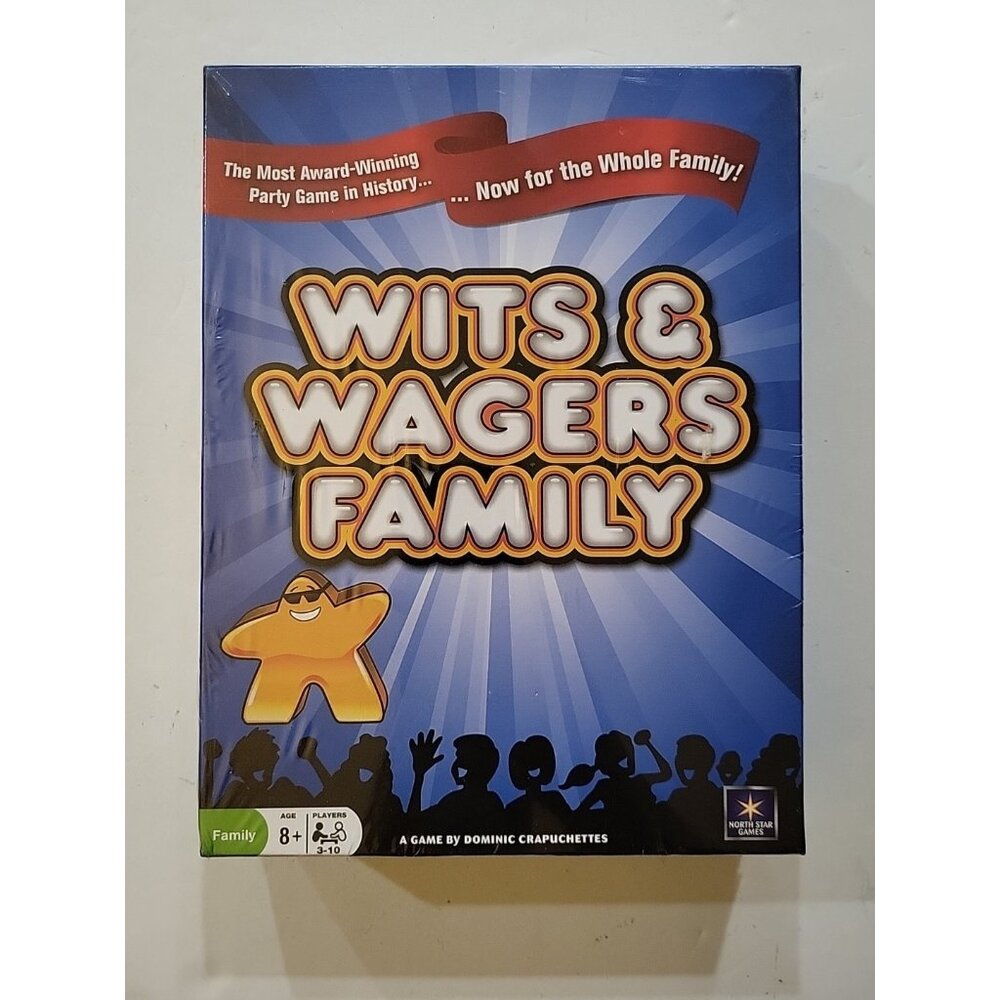 Wits & Wagers Game - Family Party Edition Board Game Night NEW FACTORY SEALED